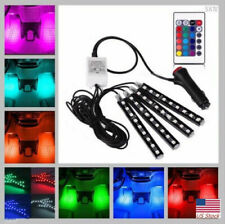 RGB Automotive Ambient Light Kit Under Dash Foot Well Seats Inside Lighting