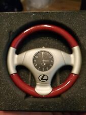 Lexus Steering Wheel Desk Watch Clock Automotive Office Dealer Piece Decorative