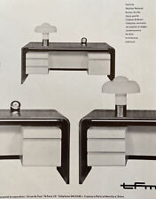 1970 Vintage Michel Boyer Designer Desk Minimalist French Furniture Print Ad - Toronto - Canada