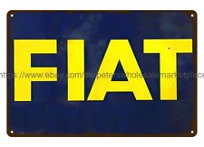 Fiat dealer automotive car motors metal tin sign best wall decor ideas