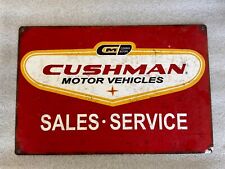 CUSHMAN Garage Sign Man Cave Shop Mechanic Auto Car Workshop Decor