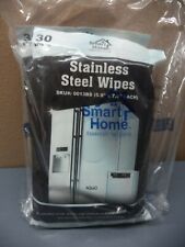 2 Packs Smart Home Stainless Steel Fridge, Stove, Sink, Etc Wipes 30 Count NIP - Westville - US