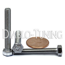 M5 x 35mm - Qty 10 - Stainless Steel Hex Cap Bolt / Screw 0.80 DIN 933 A2 - Gulf Breeze - US