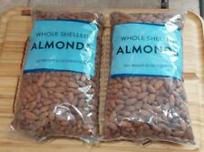 2 Bags USDA FOOD Whole Shelled Almonds Each Bag Net Weight 32 OZ (2 LB) 10.31.24