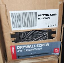 Huttig Grip 4 x 10 Phosphate Coated Coarse Thread Drywall Screw 5LB - Rochester - US"