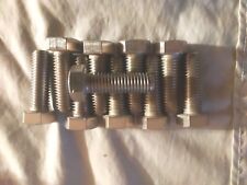 (10) 5/8 #11 X 2" Stainless Steel Hex Head Cap Screws, Coarse Thread, New - Templeton - US"