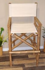 bamboo bar stools with canvas director chair style - Toronto - Canada