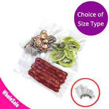 Variety of Sizes Transparent Polythlene Heat/Vacuum Sealable Food-Safe Bag M