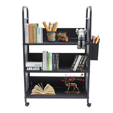 3-Tier Book Storage Cart Rolling Mobile Office Library Book Storage Shelf Cart - Toronto - Canada