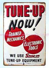We Use Tools Tune Up Now Sign servicemen automotive metal tin sign art decor