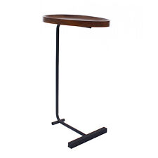 Small Side Table Narrow C Shaped End Table for Sofa Couch and Bed Bedroom