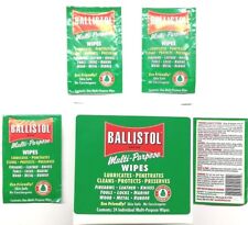 Ballistol Multi Purpose Lubricant Gun Cleaning wipes-Preserving Oil - Pack of 20