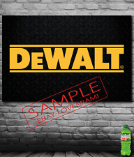 NEW Dewalt Tools Art Poster Banner Construction Equipment