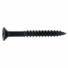 #10 x 1-1/2 Black Phosphate Steel Phillips Flat Head TwinFast Wood Screws CSFS- - Portage - US"