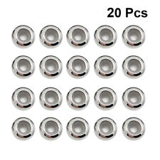 20 Pcs Clip Stopper Charms Jewelery Rondelle Spacer Beads Accessories