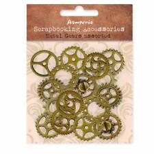 Stamperia Scrapbooking Accessories METAL GEARS Big Size #SBA407