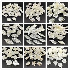 20pcs Acrylic Ivory Pearl Beads Loose Hole Charm Bead Jewelry Making Accessories