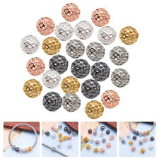 25Pcs Metal Beads DIY Craft Beads Bracelet Beads DIY Beads for Jewelry Making