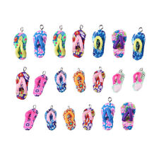 30 Pcs Slipper Pendant Simulated Clay Slippers Home Accessories