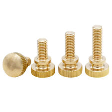 5/10/50pcs Brass Knurled Thumb Screws M3 M4 M5 M6 High-type Hand Grip Knob Bolts - CN