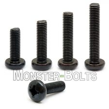 #10-32 - Phillips Pan Head Machine Screws - Steel w/ Black Oxide SAE Fine Inch - Gulf Breeze - US