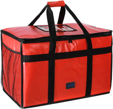 Insulated Food Delivery Bag -23X14X15 Premium Large Commercial Catering Bag