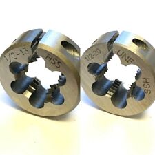 1/2-13 OR 1/2-20 X 1 OD ROUND ADJUSTABLE DIE HIGH SPEED STEEL CHOOSE SIZE - Mentor - US"