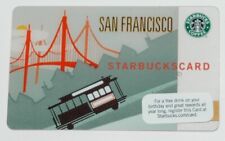 San Francisco Starbucks 2009 Gift Card Cable Car Trolley NEVER USED