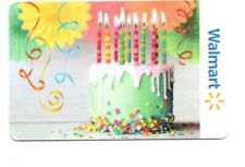 Walmart Birthday Cake Candles Gift Card No $ Value Collectible FD-106353
