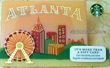 NEW Starbucks ATLANTA City Tourist Gift Card 2014 RETIRED Limited Edition HTF