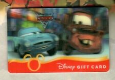DISNEY Cars 2, Mater and Finn McMissle ( 2011 ) Lenticular Gift Card ( $0 )