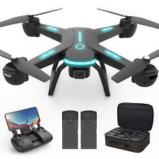 JY03 Drone with 1080P HD Camera FPV RC Quadcopter with LED Lights 2 Batteries