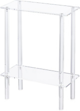 Acrylic Narrow Side Table for Small Spaces, 7 Wide Skinny Nightstand/Bedside Ta - Toronto - Canada"