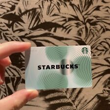Starbucks 2024 China Green Fan Used Card