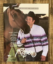 Roper Brand Apparel Barry Corbin Vintage Print Ad 1993 #0245