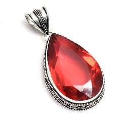 Garnet Handmade Antique Design Pendant Jewelry Wedding Gift NP 066