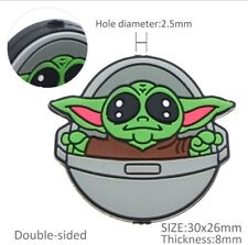 1 pc. Star Wars Silicone Focal Bead, Beadable accessories Baby Yoda