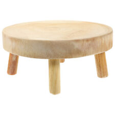 Stool for Presentation Of Desserts Wooden Houseplant Pots Standing