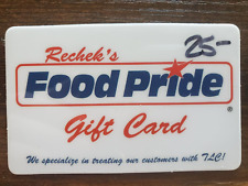 $25 Rechek's Food Pride GIFT CARD - Grocery Store - Beaver Dam, WI