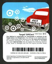 TARGET Just Married ( 2006 ) Gift Card ( $0 ) V2 - RARE