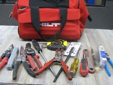 Hilti Medium Construction Contractor Tool Bag 18x13x12" W/ 14 PSC EXTRA TOOLS"