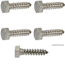 3/8 x 1-1/4 Lag Bolts Hex Head Stainless Steel Heavy Duty Wood Screws Qty 5 - West Hempstead - US"