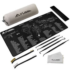 FLISSA 8PC Gun Cleaning Mat Set For Glock AR 12x36" Gun Cleaning Bench Non-Slip"