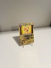 Thicc Pikachu Gold Metal Card