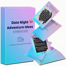 Romantic Date Ideas Scratch-Off Cards - 40 Fun & Adventurous Activities for Coup