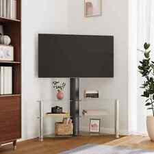 Corner TV Stand for 32-70 Inch Universal Cantilever TV Floor Stand vidaXL