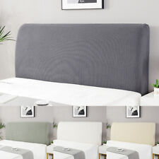 Elastic Bedhead Cover Headboard Bed Head Velvet Protection Cover Solid