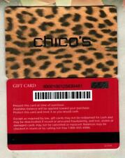 CHICO'S Leopard Spots 2010 Gift Card ( $0 ) V3