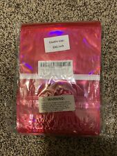 100 Pack Mylar Holographic Bags 6x6 Inches Food Grade Smell Proof New Pink