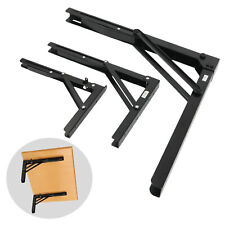 Folding Metal Angle Shelf Holder Folding Console Wall Mount